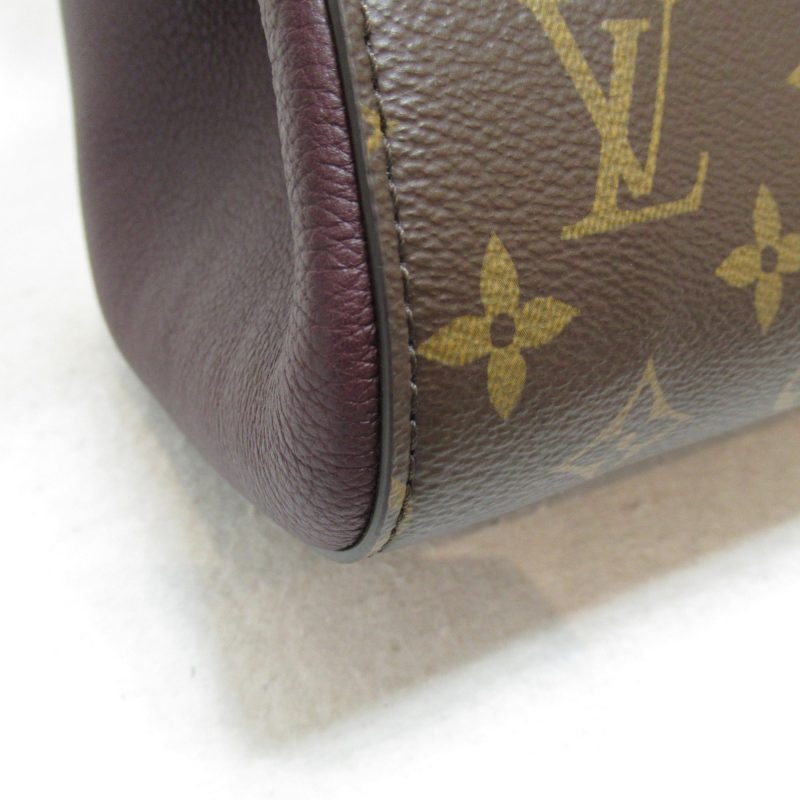 LOUIS VUITTON Fold Tote MM 2wayShoulder Bag Brown Monogram leather M45409 - Logoexplore - Image 9