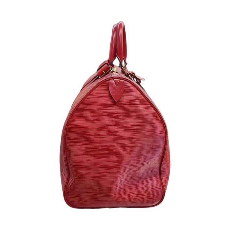 LOUIS VUITTON Epi Keepall 45 Boston Bag Ladies M42977 Castilian Red - Logoexplore - Image 4
