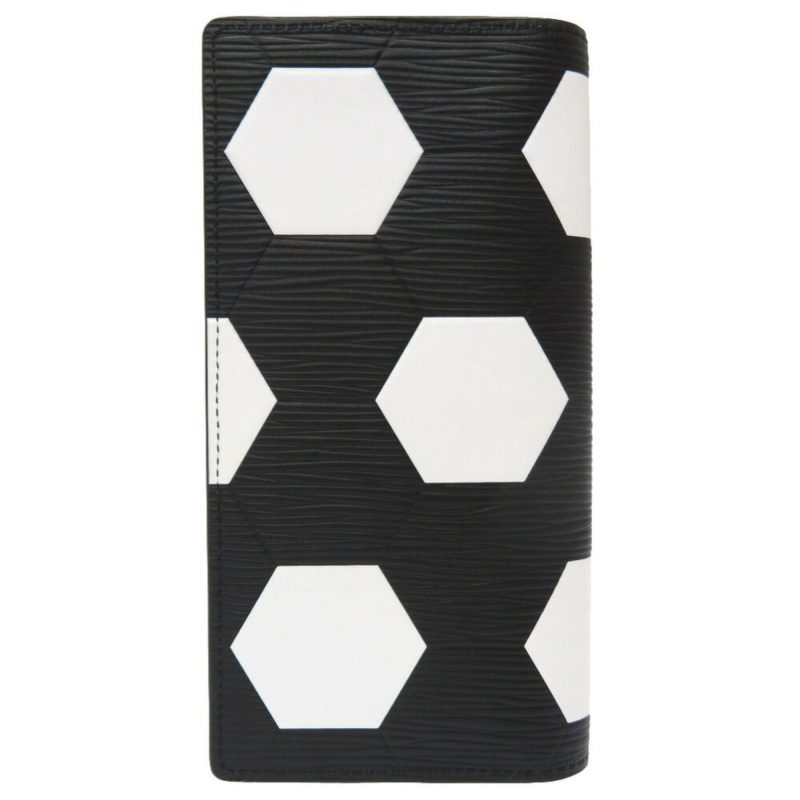 Louis Vuitton Epi Portofeuil Brothers 2018 FIFA World Cup Limited M63294 Long Wallet Black 0204 LOUIS VUITTON Men's - Logoexplore - Image 2