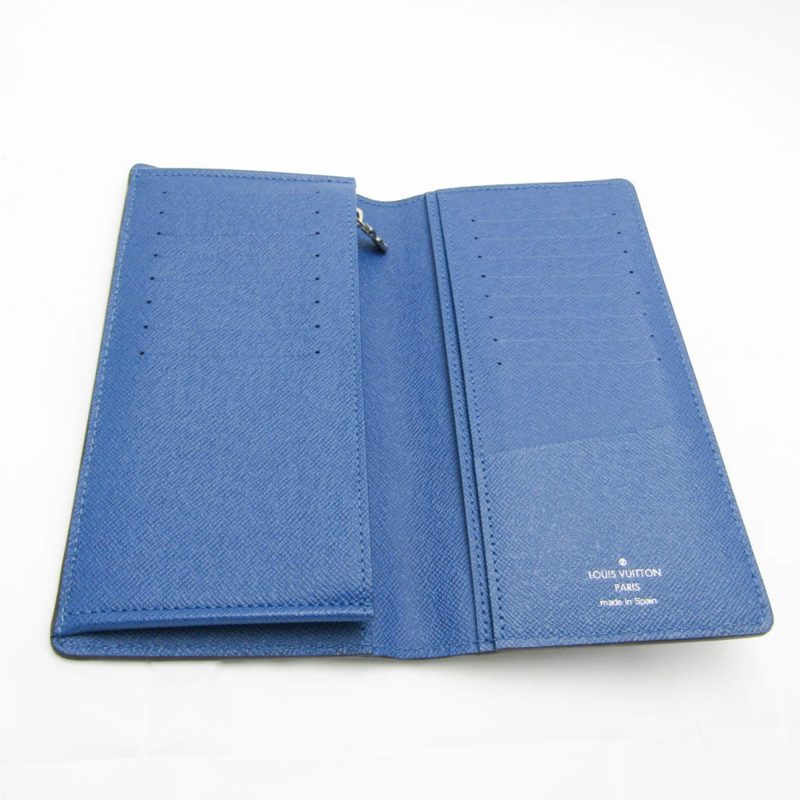 LOUIS VUITTON Epi Brazza Wallet M60616 Men's Epi Leather Long Wallet [bi-fold] Bleu Celeste - Logoexplore - Image 3