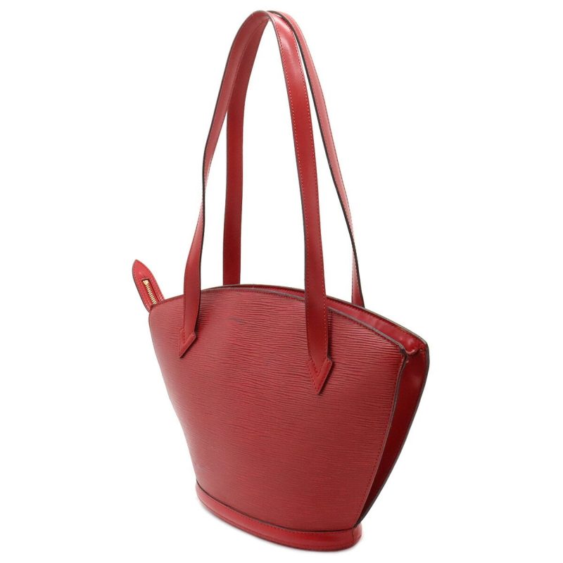 LOUIS VUITTON Epi Saint-Jacques Poigner Long Tote Bag Shoulder Leather Castilian Red M52337 - Logoexplore - Image 2