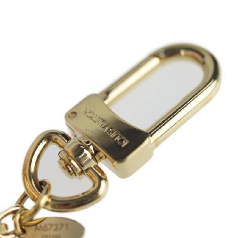 LOUIS VUITTON Fluffy Keychain M67371 Rabbit Fur Metal Rose Claire Bag Charm - Logoexplore - Image 4
