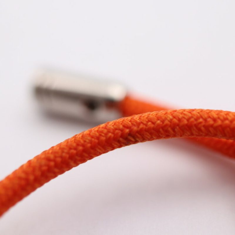 LOUIS VUITTON Bracelet LV Inclusion M69455 Nylon Cord x Resin Orange Silver Hardware Monogram - Logoexplore - Image 4