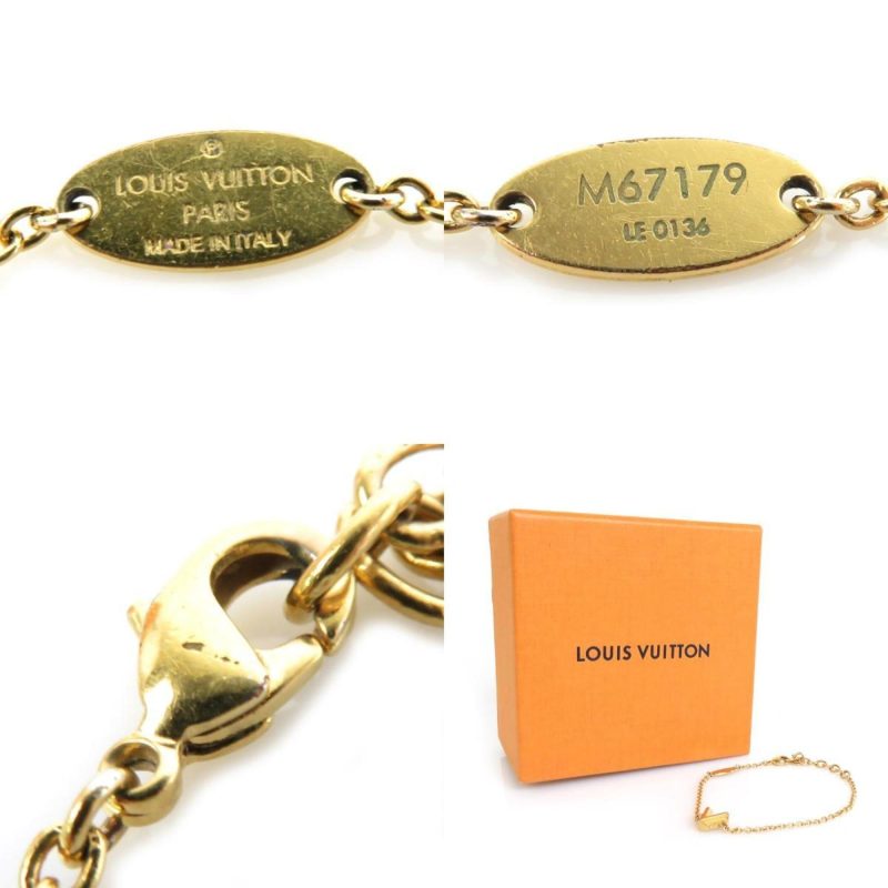 LOUIS VUITTON Bracelet Brasserie LV&ME V GP Gold Unisex M67179 55195a - Logoexplore - Image 5