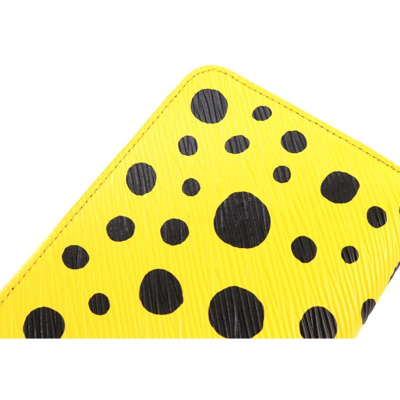 LOUIS VUITTON Epi Infinity Dot LVxYK Zippy Wallet Round Zipper Long Leather Jaune M81960 RFID - Logoexplore - Image 9
