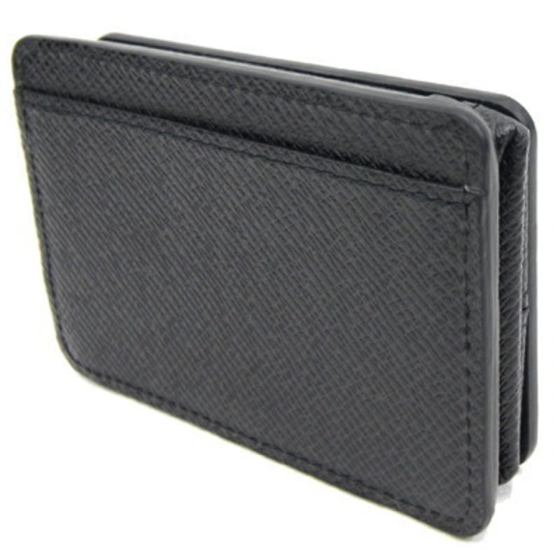 LOUIS VUITTON Coin Case Taiga Purse M30598 Noir Black Leather Men's Square - Logoexplore - Image 2
