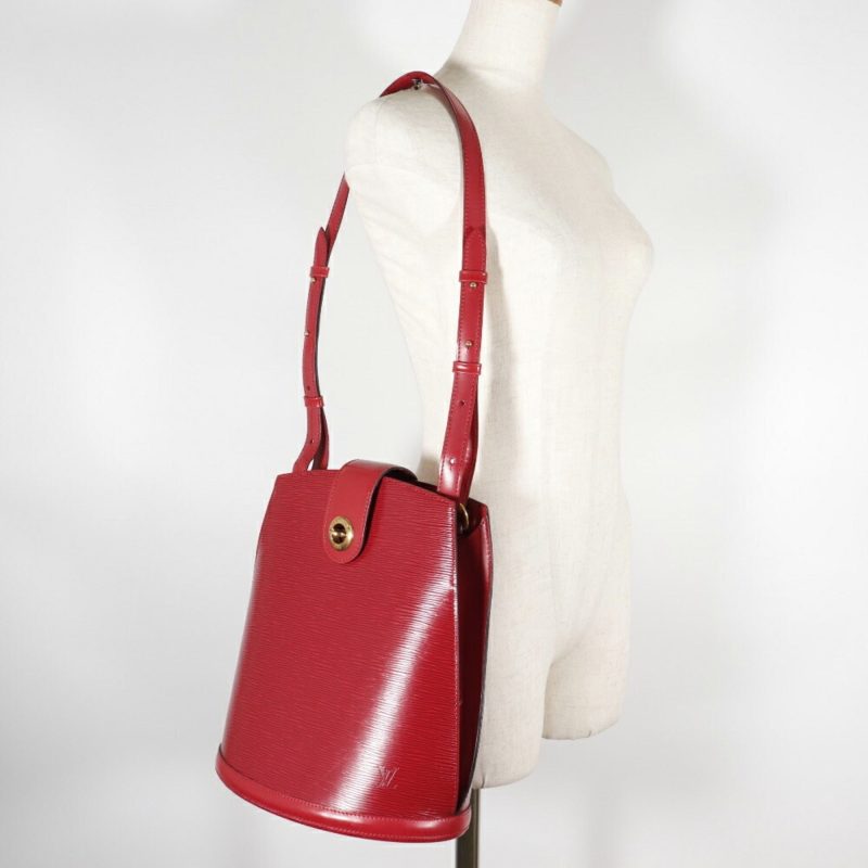 LOUIS VUITTON Cluny Shoulder Bag M52257 Epi Leather Castilian Red VI0995 Women's - Logoexplore - Image 9