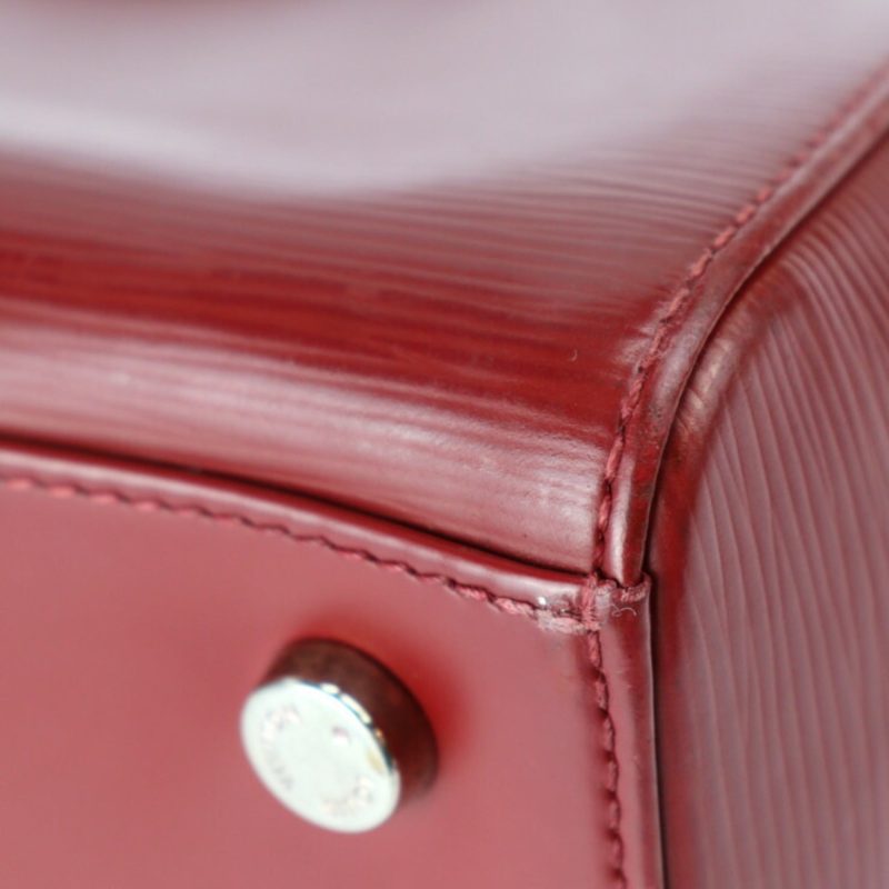 LOUIS VUITTON Blair MM Handbag M4030E Epi Leather Carmine Red Series Silver Metal Fittings - Logoexplore - Image 5
