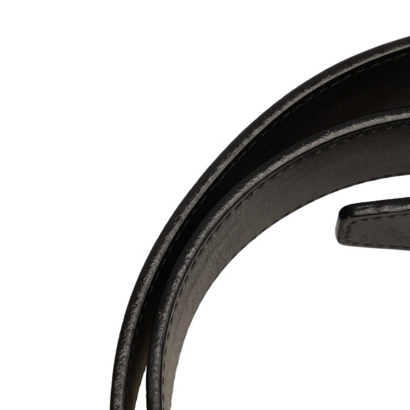 LOUIS VUITTON Damier Infini Sainteur Boston Belt M9674 Noir Black Leather Men's - Logoexplore - Image 5