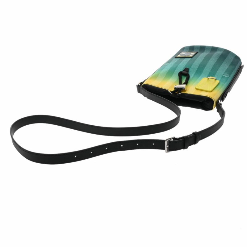 LOUIS VUITTON Damier Stripe Sac Marant Green/Yellow M59920 Shoulder Bag - Logoexplore - Image 3
