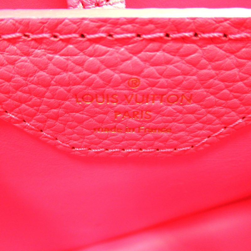 LOUIS VUITTON CapucineBB Pink Taurillon Clemence Leather leather M90294 - Logoexplore - Image 8