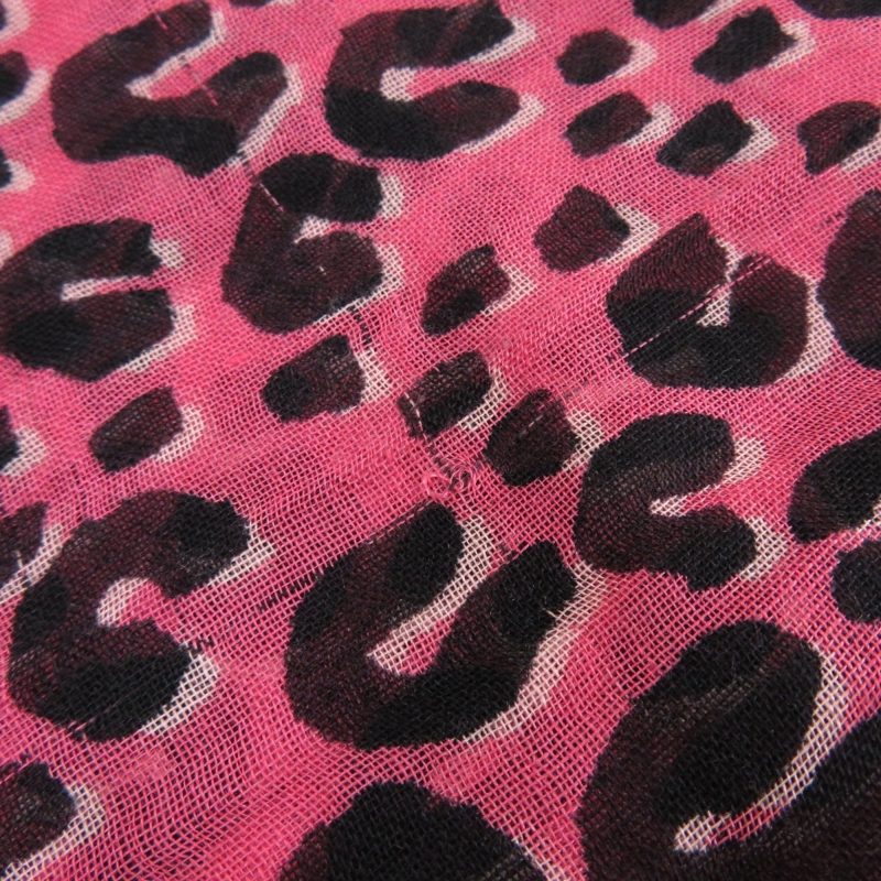 LOUIS VUITTON Etor leopard print stole cashmere/silk ladies - Logoexplore - Image 7