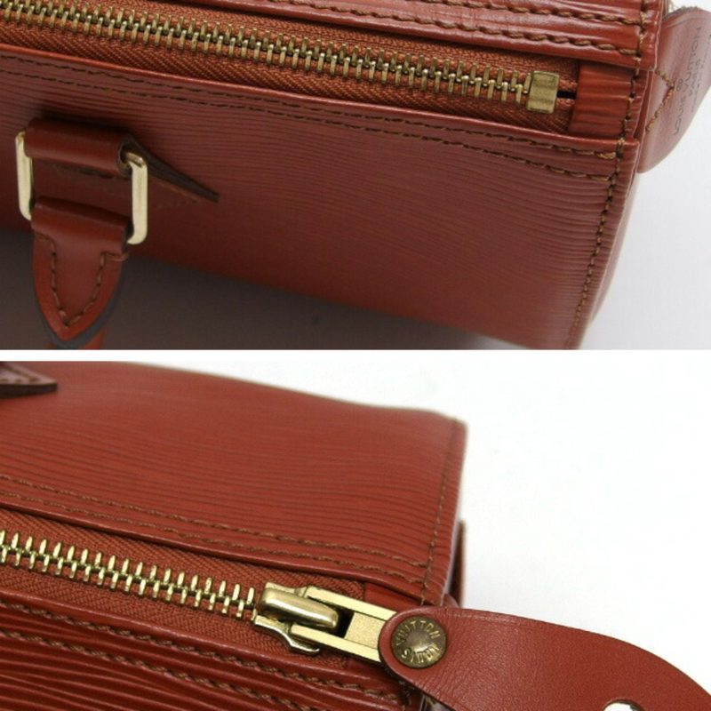 LOUIS VUITTON Epi Speedy 30 Boston Bag Kenya Brown - Logoexplore - Image 7