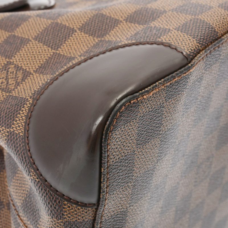 LOUIS VUITTON Damier Hampstead MM Brown N51204 Women's Canvas Handbag - Logoexplore - Image 8
