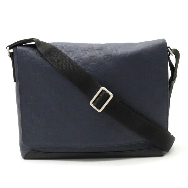 LOUIS VUITTON Damier Infini District MM Shoulder Bag Astral N41039 - Logoexplore