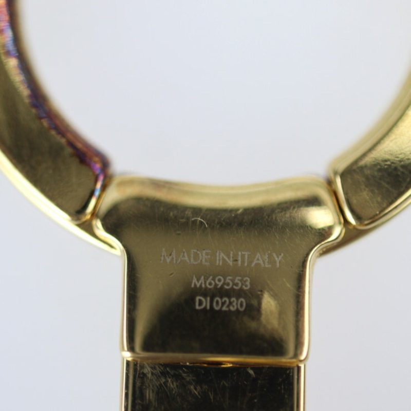 LOUIS VUITTON Chenne Dauphine Keychain M69553 Monogram Reverse Canvas Brown Gold Hardware Key Ring Bag Charm - Logoexplore - Image 8