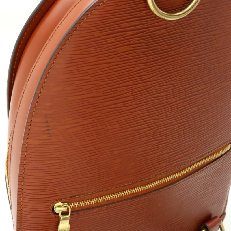 LOUIS VUITTON Epi Mabillon Backpack Rucksack Shoulder Bag Leather Kenya Brown M52233 - Logoexplore - Image 8