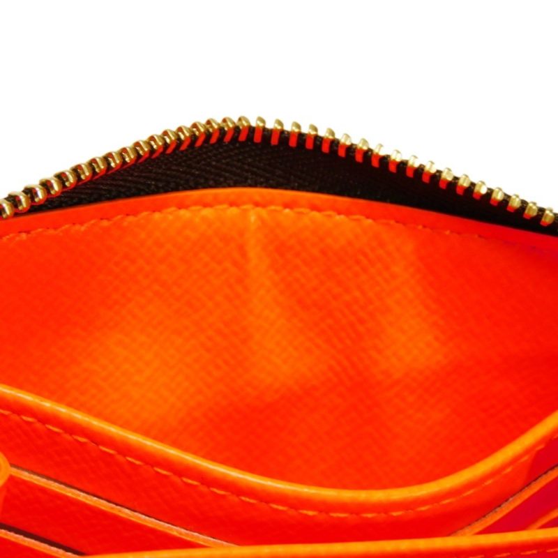 LOUIS VUITTON Coin Case Zippy Purse Orange Round Zipper Monogram Graffiti M93708 Men's Women's Wallet - Logoexplore - Image 8