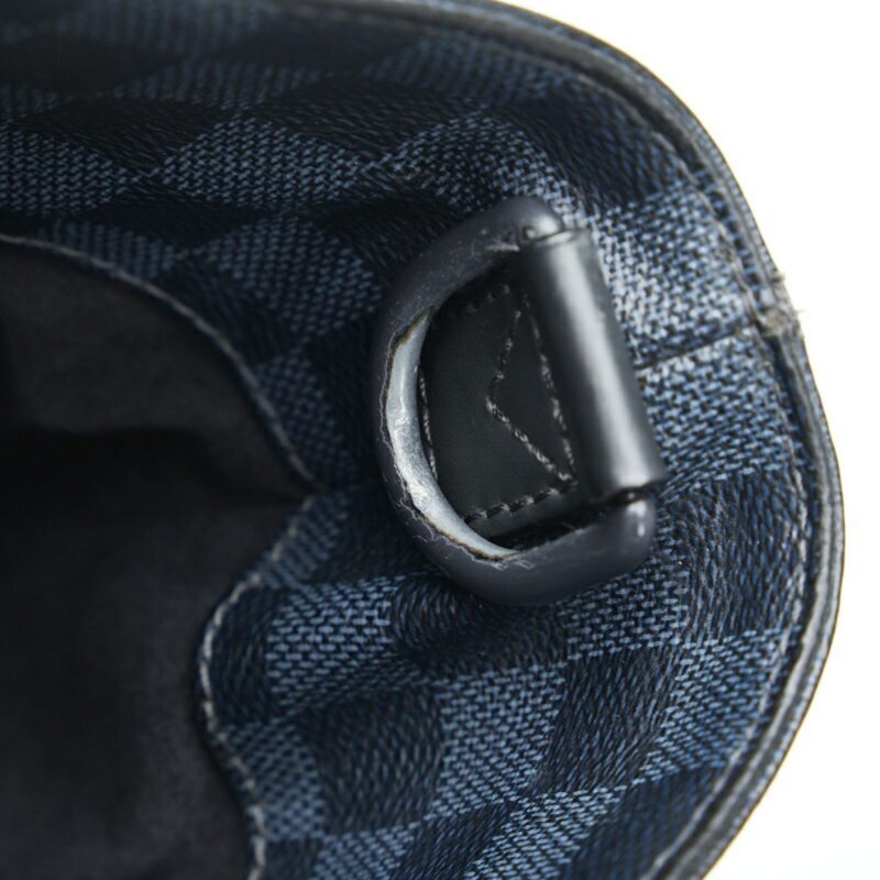 LOUIS VUITTON Damier Cobalt Tote NS Handbag Shoulder Bag N51100 Navy PVC Leather Women's - Logoexplore - Image 6