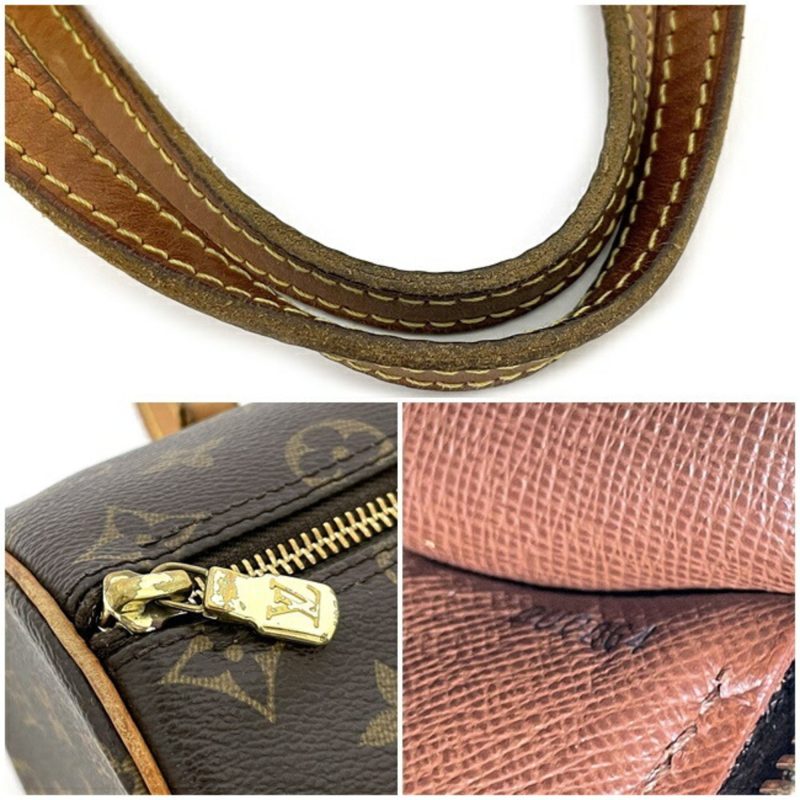 Louis Vuitton Boston Bag Papillon 26 Brown Monogram M51386 Canvas Leather DU0064 LOUIS VUITTON Handbag Women's Nume - Logoexplore - Image 10