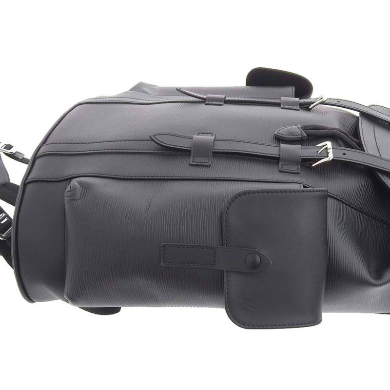 Louis Vuitton Epi Christopher PM rucksack Noir black M50159 - Logoexplore - Image 8