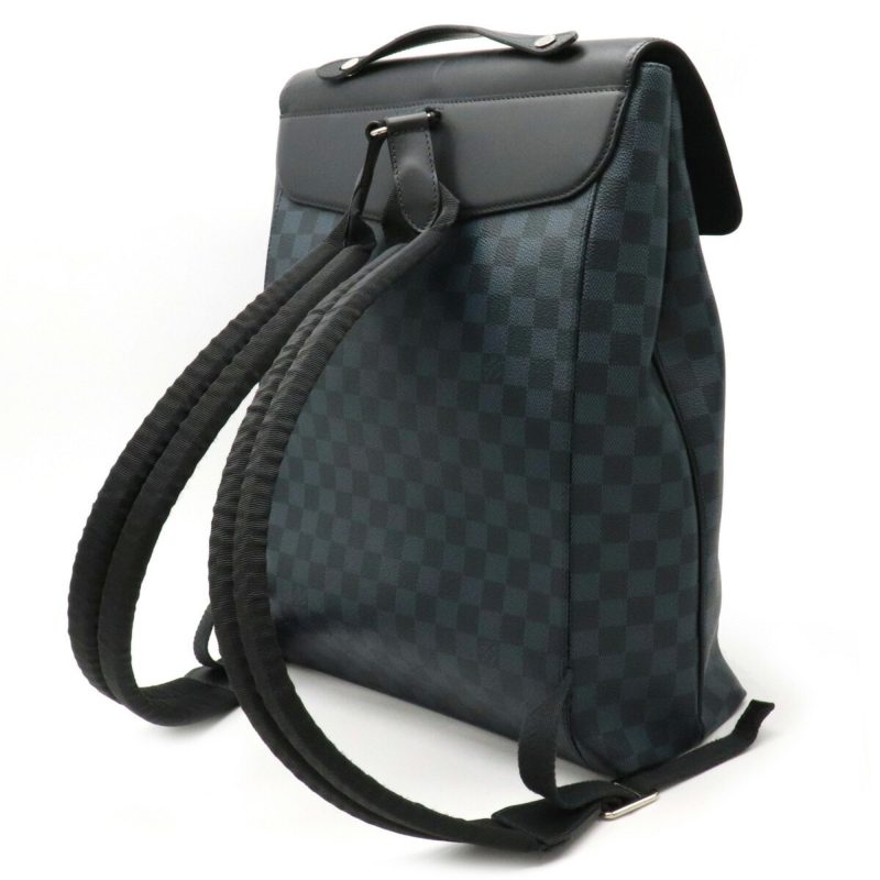 Louis Vuitton Damier Cobalt Newport Backpack Rucksack Daypack PVC N41586 - Logoexplore - Image 2