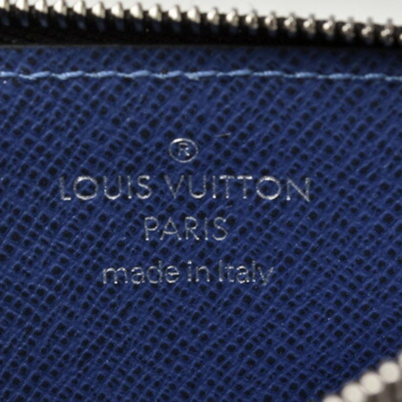 Louis Vuitton Coin Case/Card Case LOUIS VUITTON Shippouch Card Holder Taigarama Cobalt M30270 - Logoexplore - Image 5