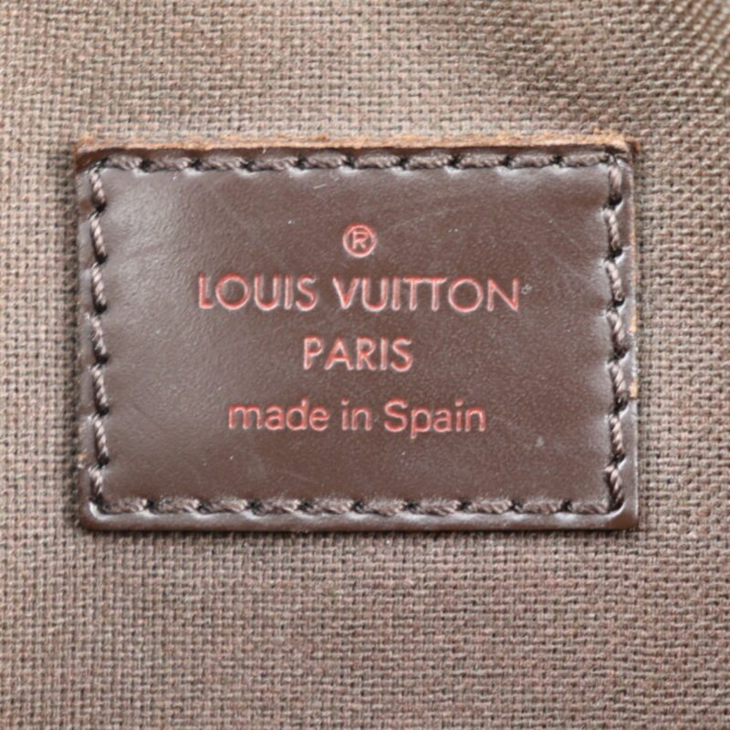 LOUIS VUITTON Bumbag Brooklyn Waist Bag N41101 Damier Canvas Ebene Gold Hardware Bronze Body Vuitton - Logoexplore - Image 10
