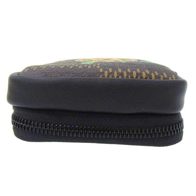 Louis Vuitton Damier Ebene Giant Double Phone Pouch Shoulder Bag Tortoise N40377 - Logoexplore - Image 3