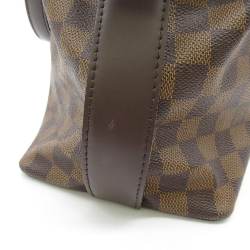LOUIS VUITTON Chelsea Tote Bag Brown Ebene Damier PVC coated canvas N51119 - Logoexplore - Image 10