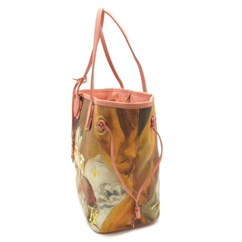 LOUIS VUITTON Fragonard Neverfull MM Pink Brown Masters collection PVC coated canvas M43319 - Logoexplore - Image 4