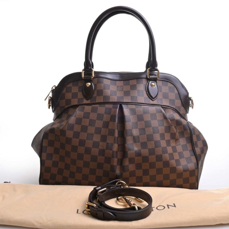 LOUIS VUITTON Damier Trevi GM 2WAY Handbag N51998 Brown Women's - Logoexplore - Image 3