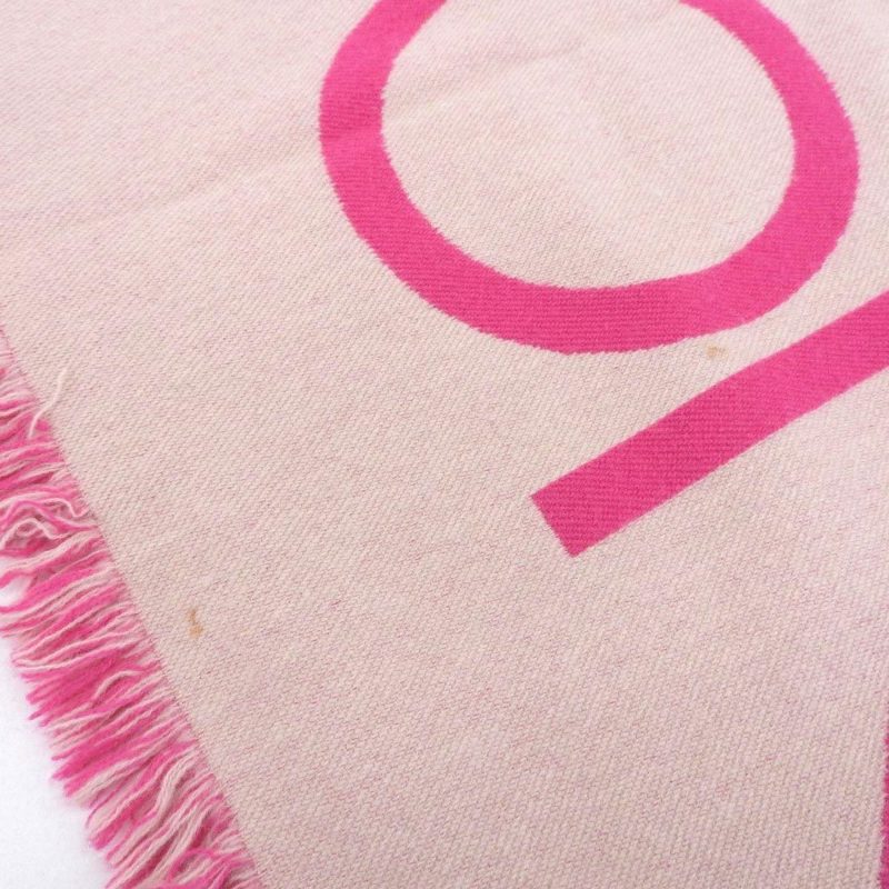 LOUIS VUITTON Escharpet Team Scarf Cashmere Wool Pink M71586 - Logoexplore - Image 5