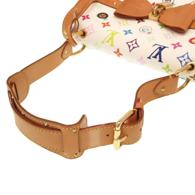 Louis Vuitton Eye Miss You Sack Mule Monogram Multicolor Blanc M92051 Handbag Bag White - Logoexplore - Image 7
