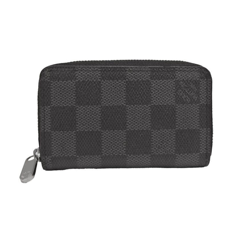 LOUIS VUITTON Damier Graphite Zippy Coin Purse N63076 Men's Damier Graphite Coin Purse/coin Case Damier Graphite - Logoexplore