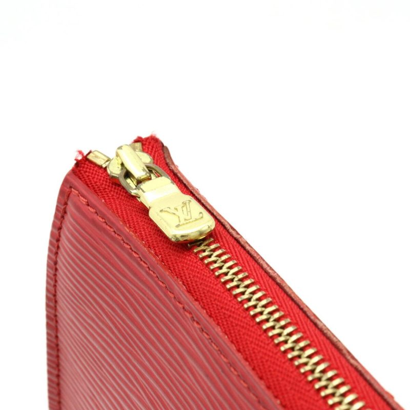 LOUIS VUITTON Epi Pochette Accessoire Handbag Leather Red Castilian M52947 - Logoexplore - Image 4