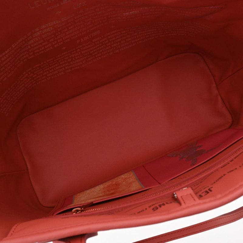 LOUIS VUITTON Da Vinci Masters Collection Neverfull MM Poppy Petal M43373 Women's Leather Tote Bag - Logoexplore - Image 9