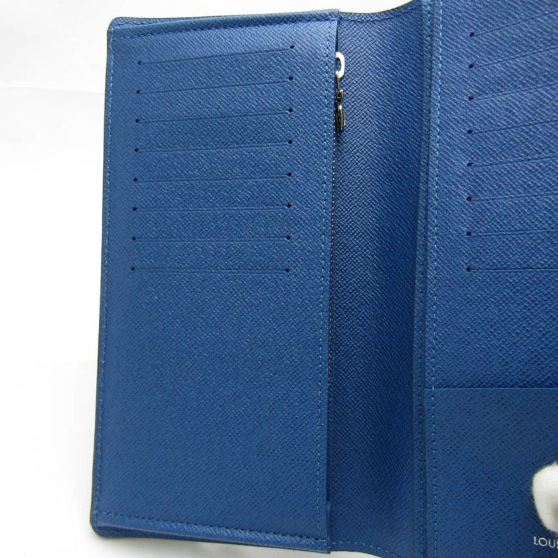 LOUIS VUITTON Epi Brazza Wallet M60616 Men's Epi Leather Long Wallet [bi-fold] Bleu Celeste - Logoexplore - Image 7