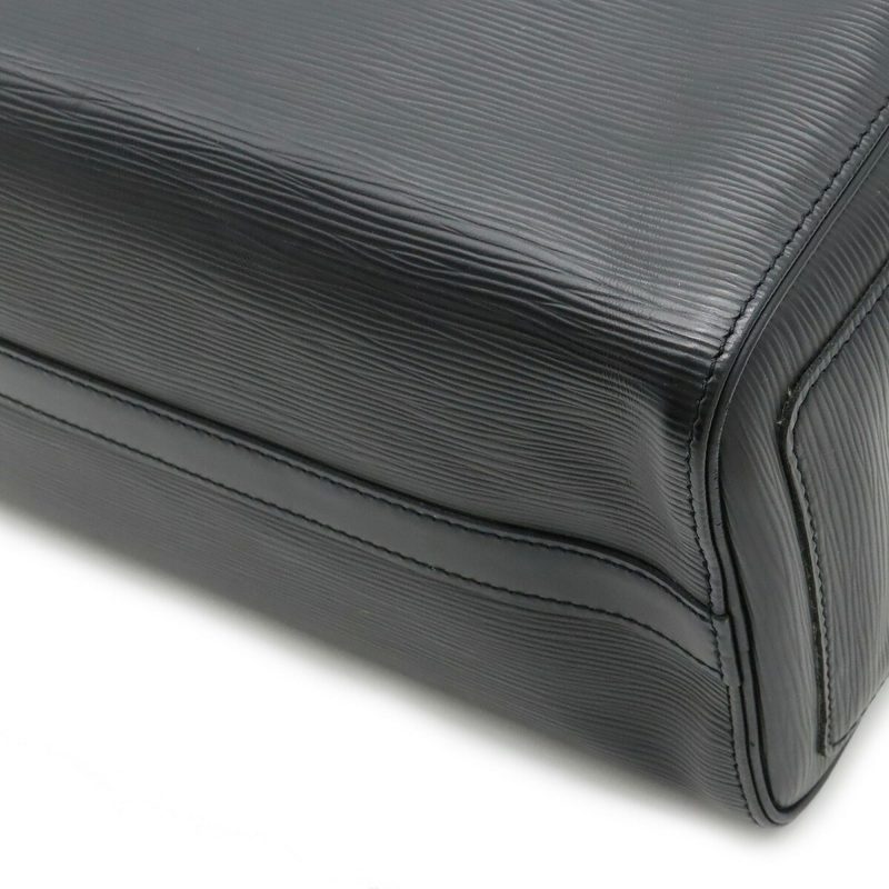 LOUIS VUITTON Epi Speedy 25 Handbag Boston Bag Soft Leather Noir Black M59232 - Logoexplore - Image 3
