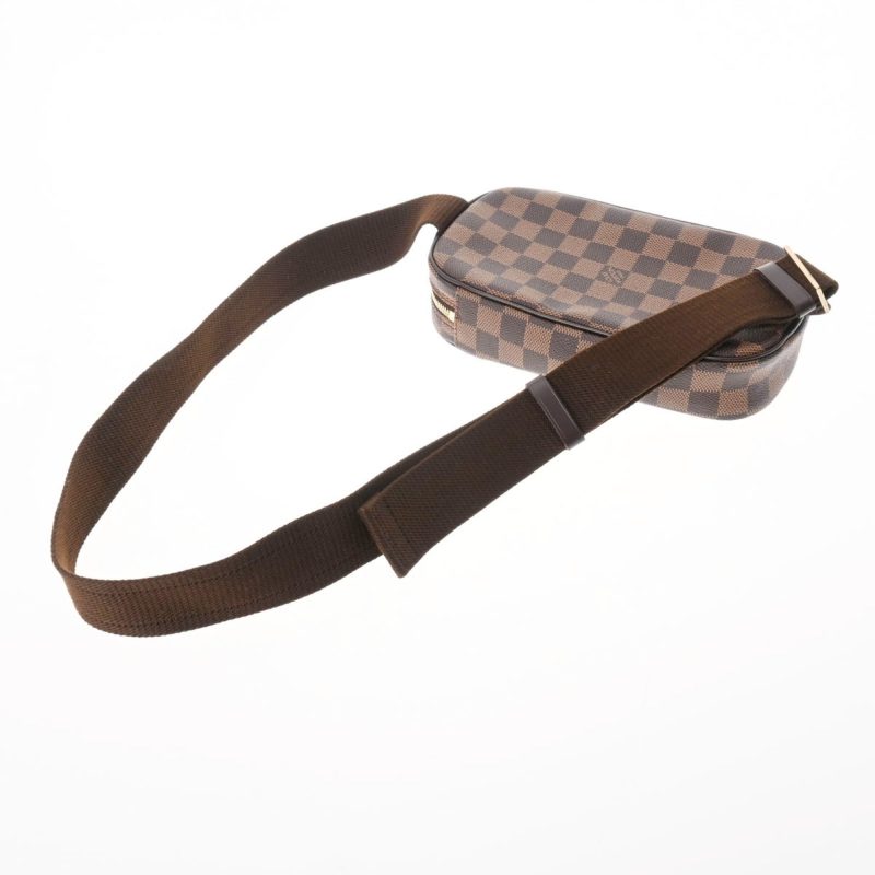 LOUIS VUITTON Damier Pochette Ganju SP Order Brown N48048 Women's Canvas Body Bag - Logoexplore - Image 3