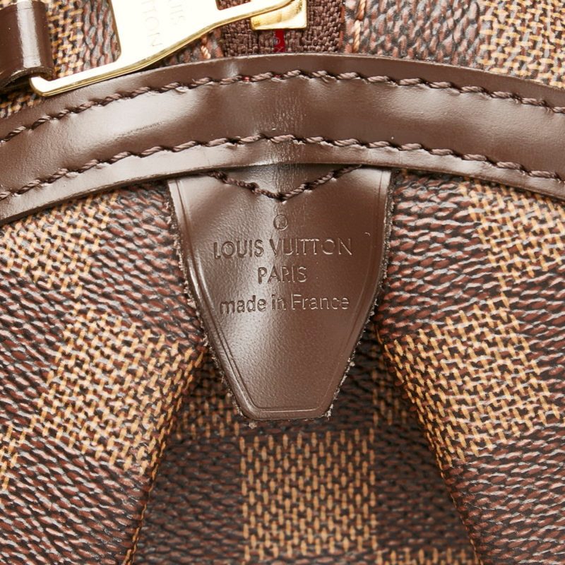 LOUIS VUITTON Damier Rivington GM Handbag Shoulder Bag N41158 Brown PVC Leather Women's - Logoexplore - Image 7