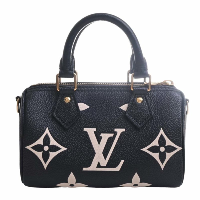 LOUIS VUITTON Empreinte Bicolor Nano Speedy Handbag M81456 Black Ladies - Logoexplore - Image 2