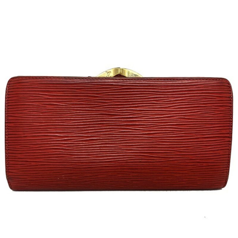Louis Vuitton Continental Vienois Castilian Red Epi M63257 Gamaguchi Long Wallet Leather MI0032 LOUIS VUITTON Ladies - Logoexplore - Image 2
