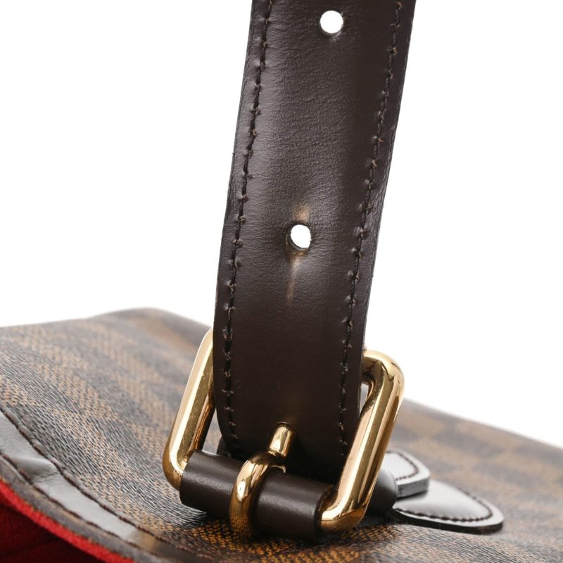 LOUIS VUITTON Damier Hampstead MM Brown N51204 Women's Canvas Handbag - Logoexplore - Image 6