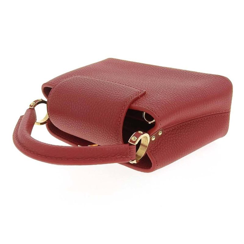 LOUIS VUITTON Capucine Mini Bag Taurillon Leather Scarlet M56845 - Logoexplore - Image 5