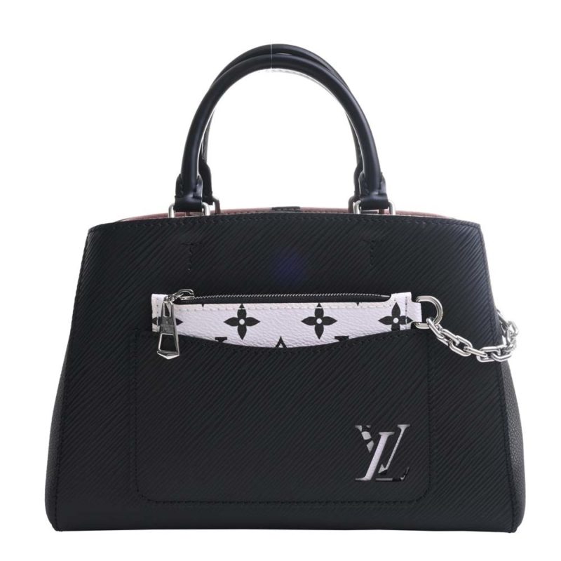 LOUIS VUITTON Epi Marel Tote BB Handbag M59952 Black Ladies - Logoexplore