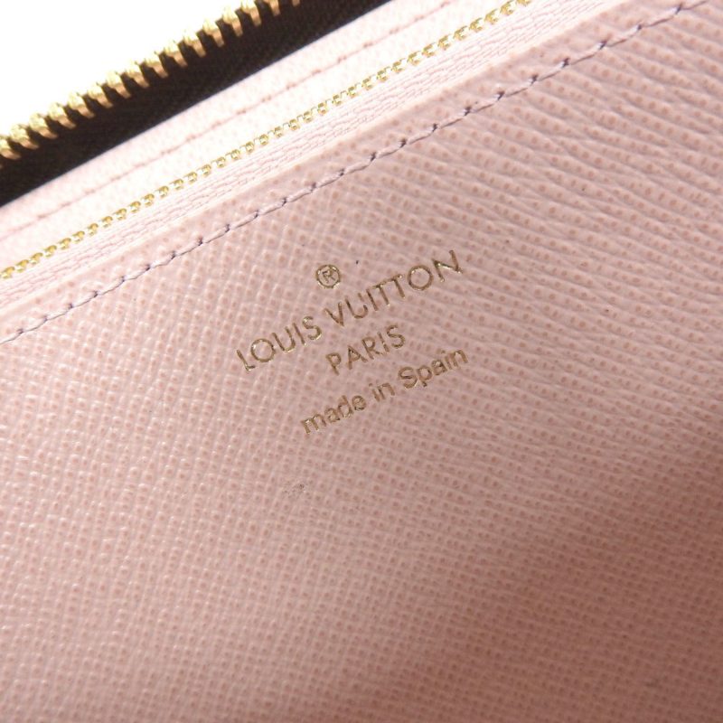 Louis Vuitton Damier Zippy Wallet Round Zipper Long Pink N60046 - Logoexplore - Image 7
