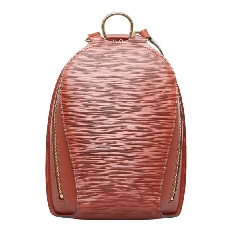 LOUIS VUITTON Epi Mabillon Backpack M52233 Kenya Brown Leather Women's - Logoexplore