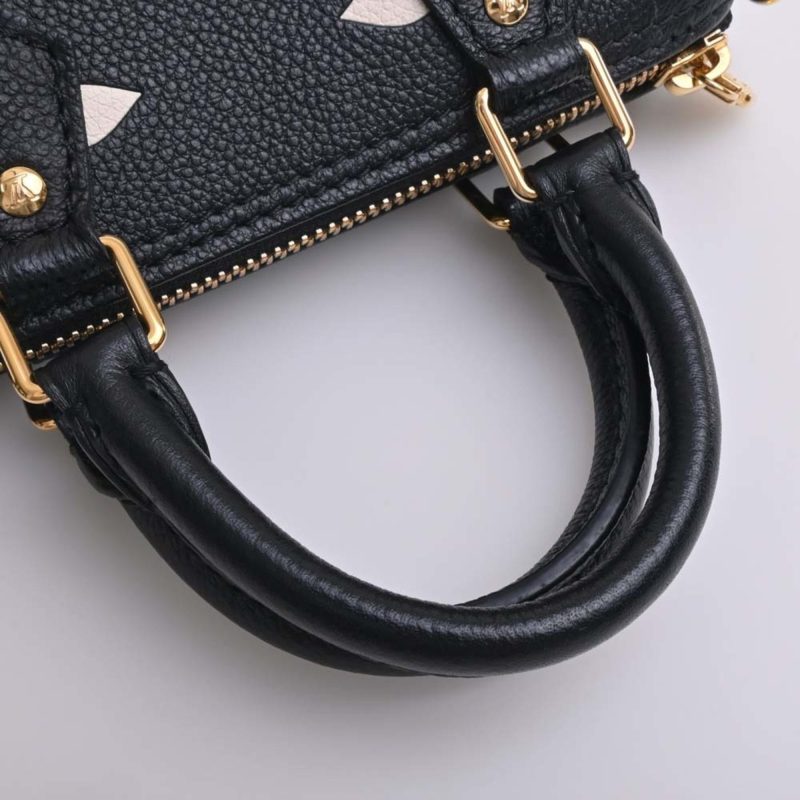 LOUIS VUITTON Empreinte Bicolor Nano Speedy Handbag M81456 Black Ladies - Logoexplore - Image 5