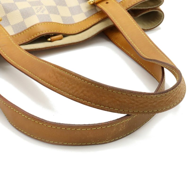 LOUIS VUITTON Damier Azur Hampstead MM Tote Bag Shoulder N51206 - Logoexplore - Image 4